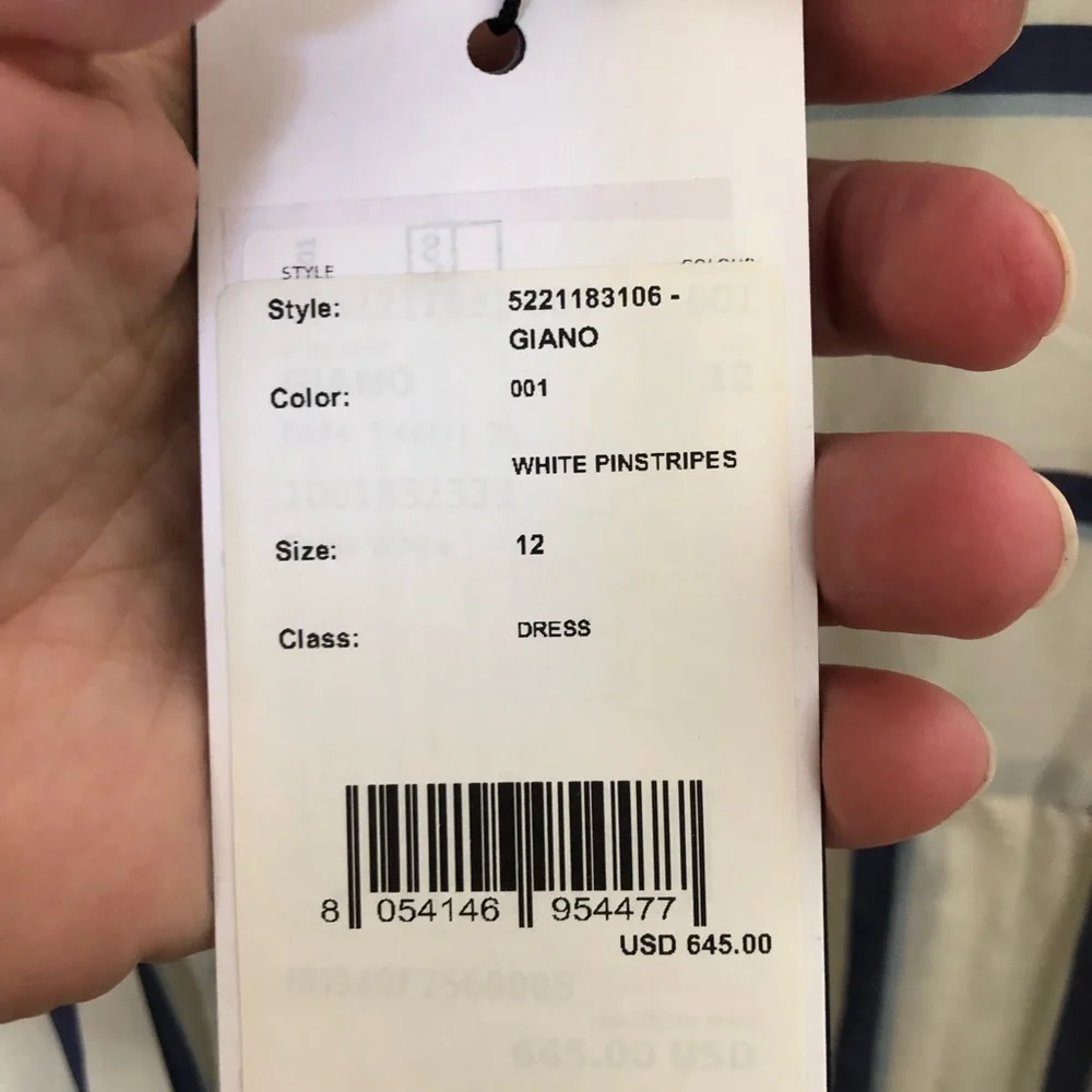 Weekend MaxMara Giano Cotton & Silk Maxi Dress NWT 12 - Picture 4 of 7